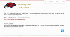 Desktop Screenshot of millcreekvolleyball.com